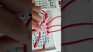 integrator circuit using opamp 741 show by DSO Anshuman trainer experiment ECE lab latestvideo [upl. by Phelia]