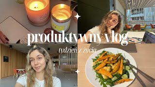 PRODUKTYWNY VLOG 🌱  Tydzień z życia studentki w Anglii nauka siłownia amp gotowanie [upl. by Leighton]