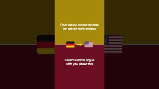 Versuchen Sie zu übersetzen quotI dont want to argue with you about thisquot [upl. by Ackerley]