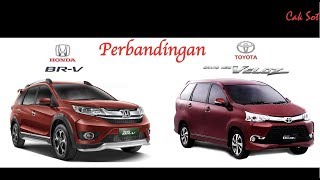 Toyota Grand New Veloz vs Honda BRV 2017 [upl. by Vharat698]