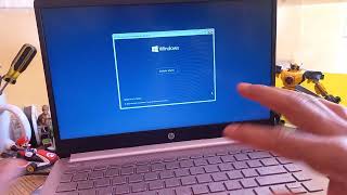 como volver a instalar windows 10 en laptop Hp bootear desde bios usb como formatear [upl. by Rosaline]