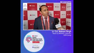 Insights from Lt Col Nishant Singh on Data Security amp Privacy at ET CISO DPPS 2024 [upl. by Ainolopa]