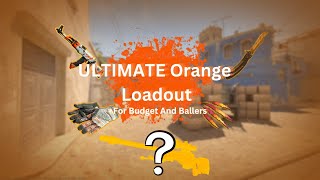 ULTIMATE ORANGE CS2 LOADOUT  For People On a Budget Or Ballers 🍊🍊🍊🟠🟠🟠 [upl. by Acirt513]