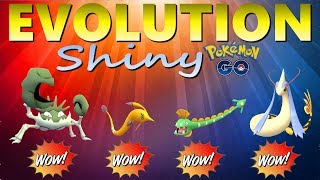 Shiny Huntail  Gorebyss  Kingler amp Milotic in Pokemon Go  Evolution [upl. by Jarita]