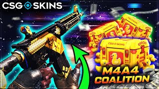 YENI M4A4 U SONUNDA CIKARDIM Csgoskins Promo Code 2024 [upl. by Anekahs]