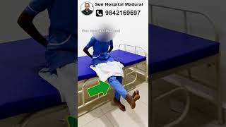 Sciatica Pain Relief Exercises amp Stretches  Physiotherapy  Sun Hospital Madurai [upl. by Lynna]