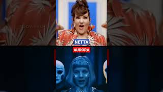 NETTA vs AURORA  No Autotune  2 shorts [upl. by Amadeus370]