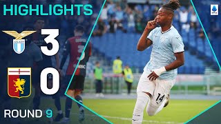 LAZIOGENOA 30  HIGHLIGHTS  Comfortable home win for Lazio  Serie A 202425 [upl. by Ahsertal]