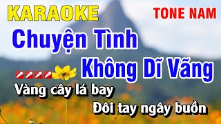 Karaoke Chuyện Tình Không Dĩ Vãng Tone Nam Nhạc Sống Phối Mới  Nguyễn Linh [upl. by Marlow172]