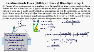 Aula 41  Fundamentos de Física Halliday e Resnick 10a Edição  Cap 4 [upl. by Yknip]