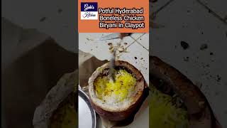 PotfulClaypot Biryani  Hyderabadi Biryani  shorts  food  biryani  hydrabadibiryani [upl. by Ingrid]