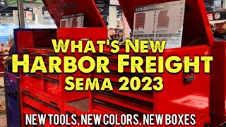 Sema Show 2023 New Harbor Freight Tools and Toolboxes See It Here First [upl. by Cirted]