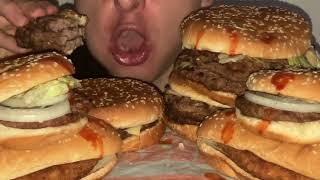 in app DEAL Burger King asmr mukbang 먹방 [upl. by Assira611]