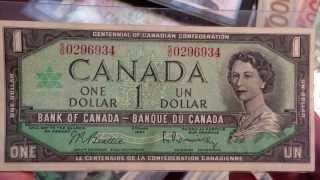 The Canada Paper Currency collection [upl. by Sibella]