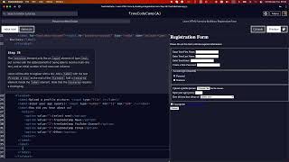 LEARN HTML FORMS BY BUILDING A REGISTRATION FORM STEP 38 freecodecamp learncss registrationform [upl. by Aytida]