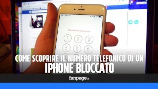 Bug iOS 91 come scoprire il numero di telefono in un iPhone bloccato [upl. by Llerraj]