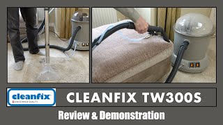 Cleanfix TW300S Carpet Cleaner Review amp Demonstration [upl. by Volnak423]