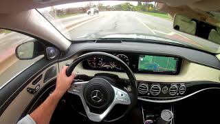 Intelligent Drive in the 2018 MercedesBenz S560 4Matic [upl. by Nayrb787]