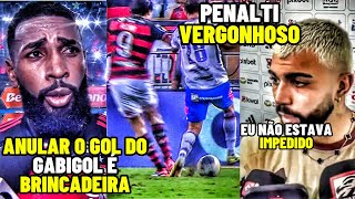 PENALTI VERGONHOSO MARCADO PARA O FLAMENGO [upl. by Adonis]