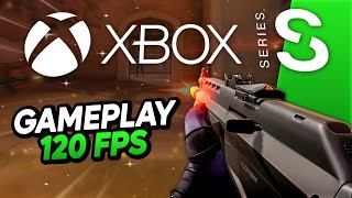 VALORANT NO XBOX SERIES S COMO ESTÁ 120 FPS GAMEPLAY [upl. by Yelhs]