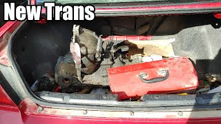 1987 Tercel Wagon Transmission Blowout Part 2  Replacement Time [upl. by Blaze]