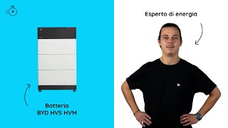 Batteria BYD HVS  HVM il prodotto in 2 minuti [upl. by Enilraep292]