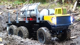 RC ADVENTURES  TONKA 6x6 MUD HAULER  Traction Testing Heavy Transport Truck [upl. by Aisital]