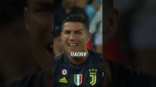 Cristiano Junior Got Upset Because of Teacher 😱😰 [upl. by Martres]