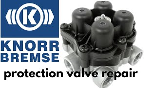 knorr bremse protection valve repair system production function [upl. by Red]