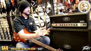 Peavey  6505 Head and 6505 412 Slant Cab Demo at GAK [upl. by Neillij800]