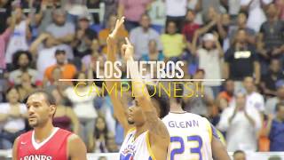 LNB 2017  Metros vs Leones Juego 5  16 Agosto 2017  METROS CAMPEONES 2017 [upl. by Nareht]