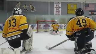 MOUNTAIN HIGH HOCKEY  GOALIE CAMP DAY 2 [upl. by Gnidleif]