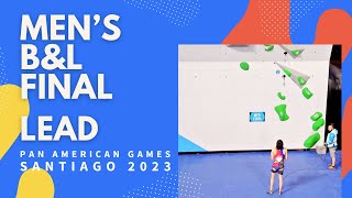 Mens BampL Final  Lead  Santiago 2023 Pan American Games [upl. by Kandy287]