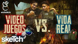 Videojuegos vs Guerra Real  enchufetv [upl. by Chimene272]