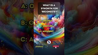 Synonym Trivia Quiz How many can you answer trivia quiz fyp shortz quizgame synonyms foryou [upl. by Eiuol]