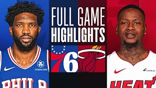 76ERS at HEAT  FULL GAME HIGHLIGHTS  April 4 2024 [upl. by Ellehcyar]