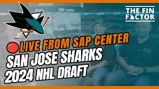 San Jose Sharks 2024 NHL Draft LIVE from SAP Center Ep 215 [upl. by Brighton947]