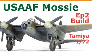 USAAF Mossie Tamiya Mosquito 172 Ep2 [upl. by Huai803]