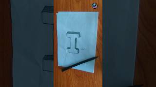 3dart howto draw 3dletterdrawing 3D LETTER I [upl. by Latsyek263]