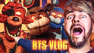 ON SET with the ANIMATRONICS EXCLUSIVE FNAF Movie Vlog [upl. by Hareemas]