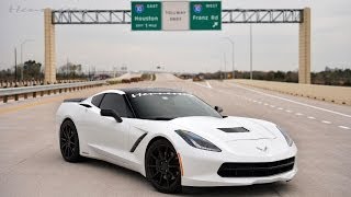 Hennessey C7 Corvette Runs 200 MPH on Texas Toll Road [upl. by Reinaldo113]