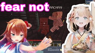 Kazama Iroha Witnessed Haato Senpai Insanity  Minecraft HololiveEng Sub [upl. by Lowson]