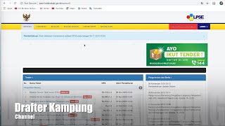 Cara Mengikuti Tender  Lelang Proyek [upl. by Stryker]