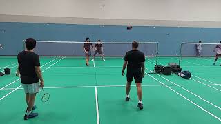 Arena Badminton club games Pomona California 10月14日24 2 Alan amp Oscar vs Hammond amp Gordon [upl. by Lucien]