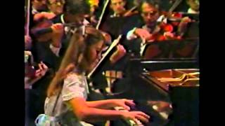 Part 2 The 11 yearold Gabriela Montero plays the Grieg Piano Concerto 2nd movement [upl. by Nixon]