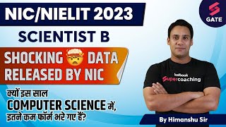 NIC SCIENTIST B Total Form Fill Up  Data Released  NICNIELIT Total form Fill Up  Himanshu Sir [upl. by Riorsson]