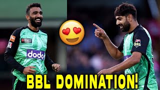 Haris Rauf and Usama Mir Domination in BBL 2023  Haris Rauf amp Usama Mir Bowling BBL 2023 [upl. by Heurlin]