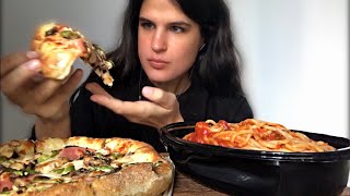 ASMR  PIZZA amp PASTA  MUKBANG  EATING SOUNDS [upl. by Aziul999]