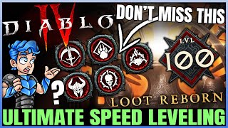 Diablo 4  Best Season 4 FAST Leveling Guide  Level 1 to 70 in 1 Hour  All Classes Tips amp Tricks [upl. by Dory688]