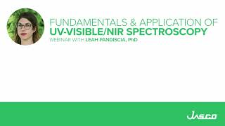 Fundamentals and Applications of UVVisible Spectroscopy [upl. by Merv680]